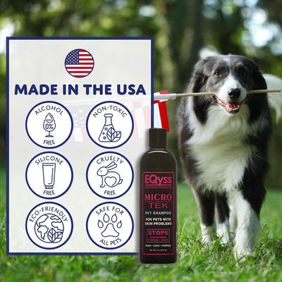 Champú para perros y gatos Micro-Tek, botella de 16 onzas líquidas