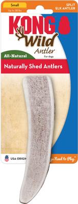 Masticable para perros de asta de alce partida salvaje, tamaño pequeño