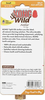 Wild Split Elk Antler Dog Chew, Small