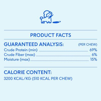 Yak Dental Chews Himalayan Cheese Dog Treats, 5 count