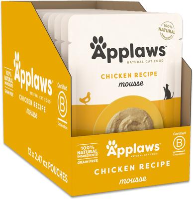 Chicken Mousse Wet Cat Food, 2.47-oz pouch, case of 12