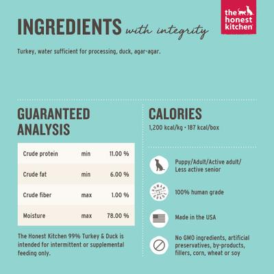 Meal Booster 99% Turkey & Duck Wet Dog Food Topper, 5.5-oz, case of 12