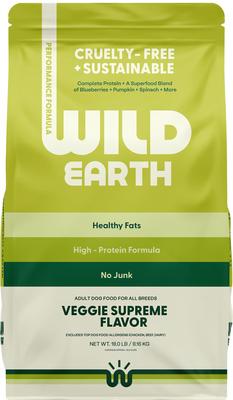 High Protein Performance Formula Veggie Supreme Flavor Flavor Plant-Based Dog Dry Food, 18-lb bag