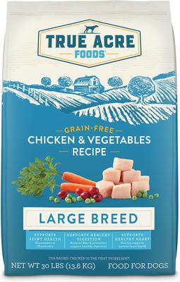 Large Breed Chicken & Vegetables Recipes Grain-Free Dry Dog Food, 30-lb bag