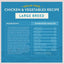Large Breed Chicken & Vegetables Recipes Grain-Free Dry Dog Food, 30-lb bag