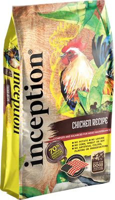 Bundle: Inception Chicken Recipe Dry Food, 27-lb bag + Soft & Chewy Dog Treats, 4-oz bag
