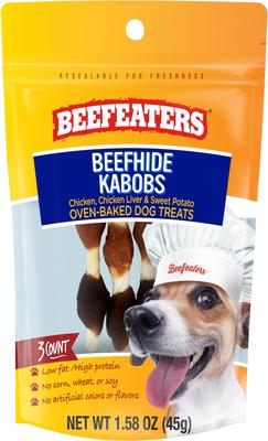 Beefhide Kabobs Jerky Dog Treats, 40-oz bag