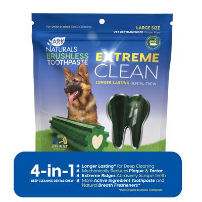 Extreme Clean Brushless Dog Toothpaste, Large, 18-oz bag