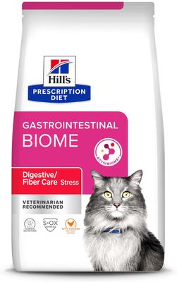 Gastrointestinal Biome Stress Digestive/Fiber Care with Chicken Dry Cat Food, 8.5-lb bag