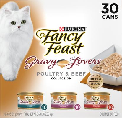 Gravy Lovers Turkey Feast in Roasted Turkey Flavor Gravy Canned Cat Food, 3-oz, case of 24