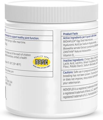 MOVOFLEX Soft Chews Joint Supplement for Large Dogs, 60 count