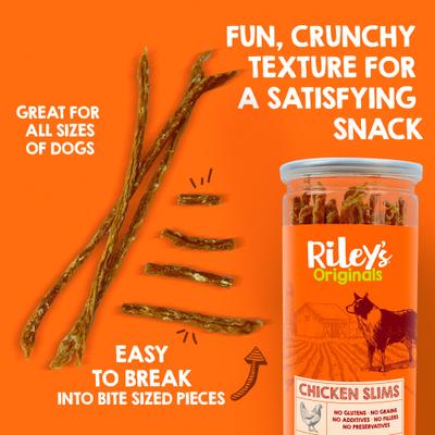 Slims Chicken Sticks Dehydrated Dog Treats, 6-oz bag