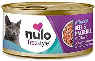 Bundle: Nulo Freestyle Beef & Mackerel in Gravy + Freestyle Chicken & Duck in Gravy Canned Cat Food