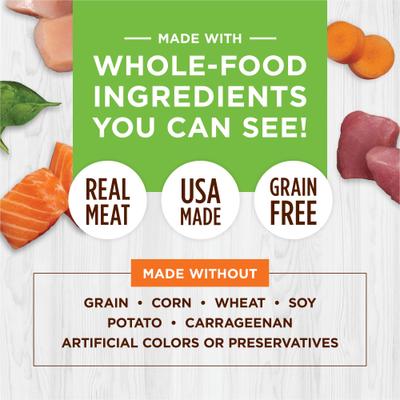 Chicken, Duck & Salmon Entree Variety Pack Grain-Free Flaked Wet Cat Food, 3-oz can, case of 12