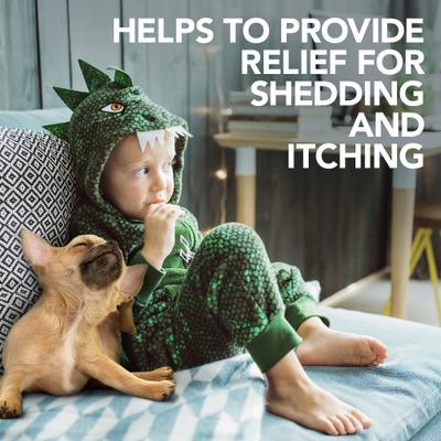 Shed+Itch Healthy Coat Chewable Tablets Skin & Coat Supplement for Dogs, 150 count