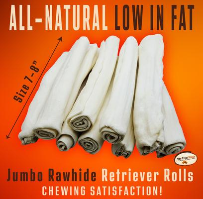 7 to 8-in Retriever Rolls Rawhide Dog Treats, 30 count
