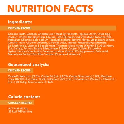 Perfect Portions Indoor Adult Chicken Recipe Grain-Free Cuts in Gravy Wet Cat Food Trays, 2.6-oz tray, case of 24 twin-packs