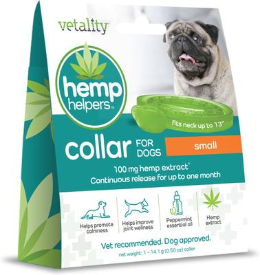 Hemp Helpers Collar for Dogs, Medium