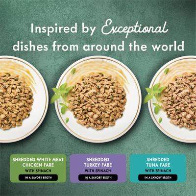 Medleys Shredded Fare Collection Pack Canned Cat Food, 3-oz, case of 12