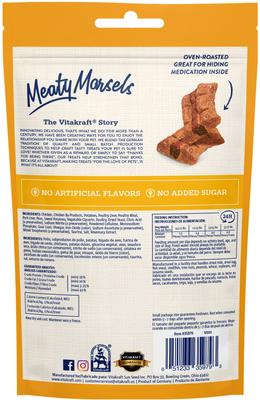 Meaty Morsels Chicken Recipe with Potato Soft & Chewy Dog Treats, 4.2-oz bag, 3 count