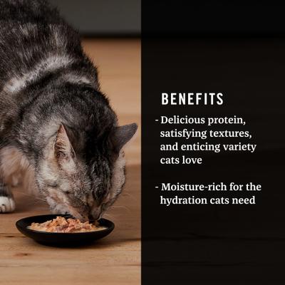 Landmark Broths Salmon, Tomatoes & Kale Recipe Wet Cat Food Complement Pouches, 1.4-oz case of 16