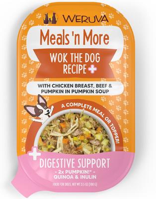 Meals 'n More Natural Wet Dog Food, Bed & Breakfast Plus Digestive Support, 3.5-oz cup, 12 count