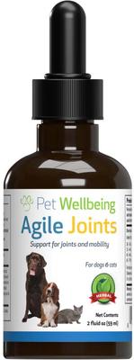 Agile Joints Bacon Flavored Liquid Joint Supplement for Dogs & Cats, 2-oz bottle