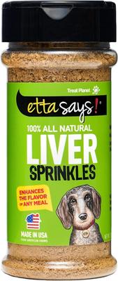 Golosinas liofilizadas para perros con chispas de hígado, frasco de 3 oz