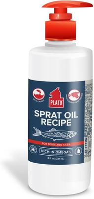 Baltic Sprat Oil Recipe Skin & Coat Supplement for Dogs, 8-fl oz bottle