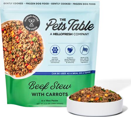 Freshly-Made Frozen Human-Grade Turkey Casserole Dog Food, 36-oz pouch, 3 count