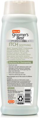 Champú para perros Groomer's Best Professionals Itch Soothing con aroma a vainilla y coco, botella de 500 ml