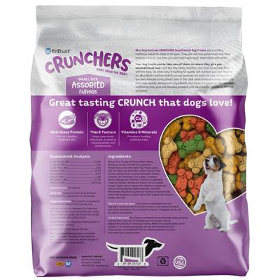 EnTrust Crunchers Assorted Crunchy Dog Treats, Small, 3.5-lb bag