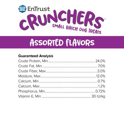 EnTrust Crunchers Assorted Crunchy Dog Treats, Small, 3.5-lb bag