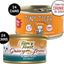 Bundle: Tiny Tiger Chunks in Gravy Turkey Recipe Grain-Free Canned Cat Food, 3-oz, case of 24 + Fancy Feast Gravy Lovers Turkey Feast in Roasted Turkey Flavor Gravy Canned Cat Food, 3-oz, case of 24