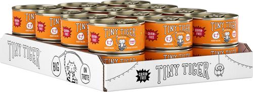 Bundle: Tiny Tiger Chunks in Gravy Turkey Recipe Grain-Free Canned Cat Food, 3-oz, case of 24 + Fancy Feast Gravy Lovers Turkey Feast in Roasted Turkey Flavor Gravy Canned Cat Food, 3-oz, case of 24