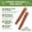 by Wellness Veggie Sausage Dental Chews Natural Grain-Free Dental Dog Treats, Small, 28 count