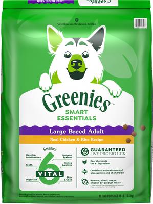 Smart Essentials Adult Large Breed High Protein Real Chicken & Rice Dry Dog Food, 15-lb bag