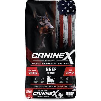 Alimento seco para perros CanineX Performance Beef Formula, bolsa de 40 lb