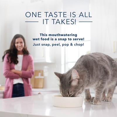 Tastefuls Spoonless Singles Beef Entrée Pate Adult Cat Food, 2.6-oz cup, case of 24