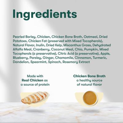 Chicken & Bone Broth Biscuits Crunchy Dog Treats, 16-oz bag