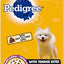 Paquete: Bandejas de comida variadas Cesar Home Delights Slow Cooked Chicken & Vegetables & Beef Stew + Alimento seco para perros Pedigree Tender Bites Complete Nutrition Chicken & Steak Flavor