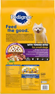 Paquete: Bandejas de comida variadas Cesar Home Delights Slow Cooked Chicken & Vegetables & Beef Stew + Alimento seco para perros Pedigree Tender Bites Complete Nutrition Chicken & Steak Flavor