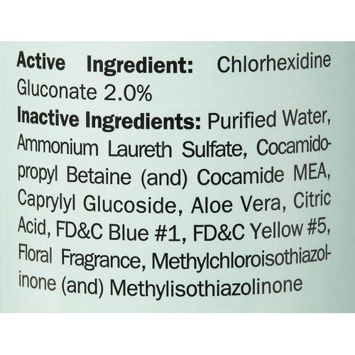 Champú con clorhexidina para perros y gatos, 2 unidades