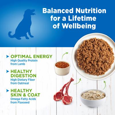 Simple Limited Ingredient Diet Lamb & Oatmeal Formula Canned Dog Food, 12.5-oz, case of 12