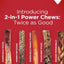 Power 2 to 3-in Beef Bully Sticks Dog Treats, 1-lb bag