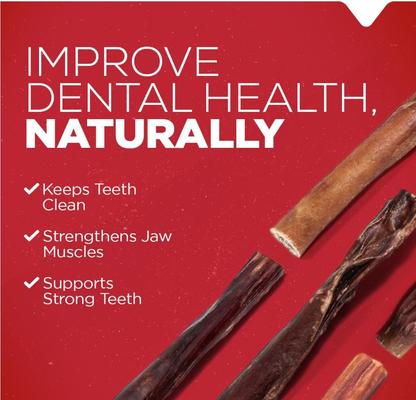 Power 2 to 3-in Beef Bully Sticks Dog Treats, 1-lb bag