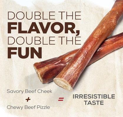 Power 2 to 3-in Beef Bully Sticks Dog Treats, 1-lb bag