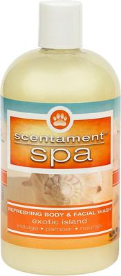 Scentament Spa Tropical Breeze Dog & Cat Body & Facial Wash, 1-gal bottle
