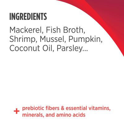 FreeStyle Mackerel, Shrimp & Mussels Stew Wet Cat Food, 2.8-oz pouch, case of 24