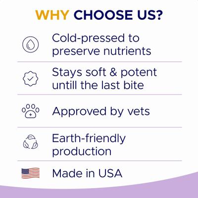 Probiotic Gut Health Blend Hickory Bacon Flavored Soft Chew Supplement for Dogs, 120 count